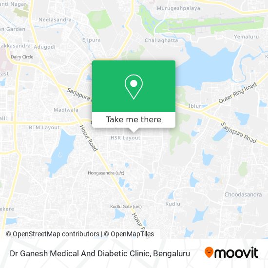 Dr Ganesh Medical And Diabetic Clinic map