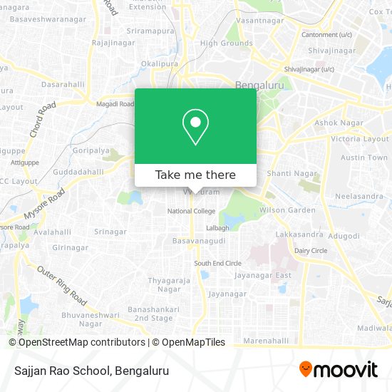 Sajjan Rao School map