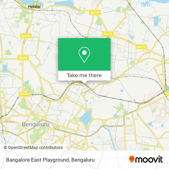 Bangalore East Playground map