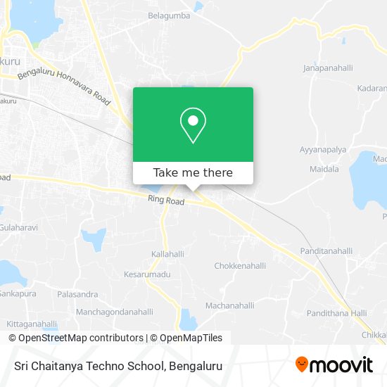 Sri Chaitanya Techno School map