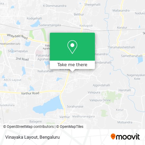 Vinayaka Layout map