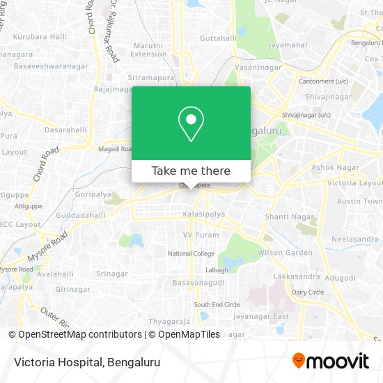 Victoria Hospital map