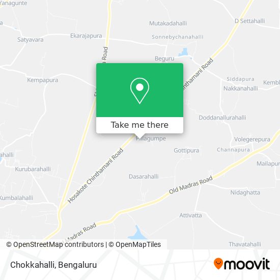 Chokkahalli map