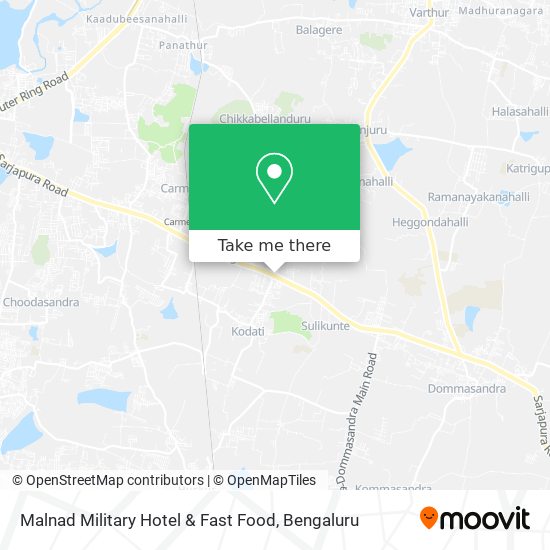 Malnad Military Hotel & Fast Food map