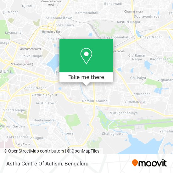 Astha Centre Of Autism map