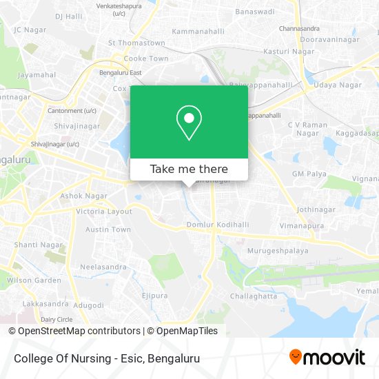 College Of Nursing - Esic map