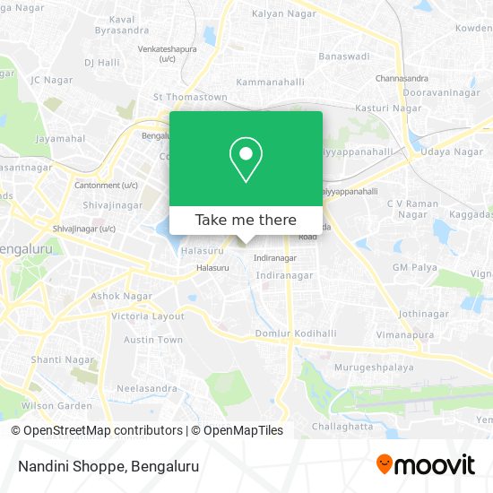 Nandini Shoppe map