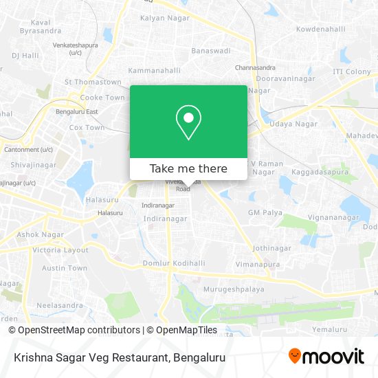 Krishna Sagar Veg Restaurant map