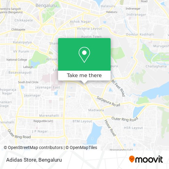 Adidas Store map