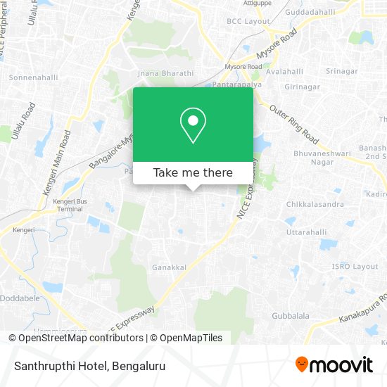 Santhrupthi Hotel map