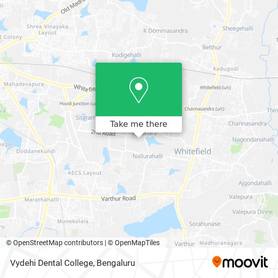 Vydehi Dental College map