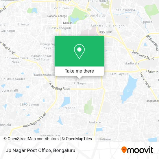 Jp Nagar Post Office map
