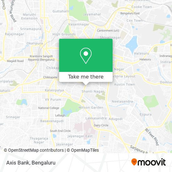 Axis Bank map