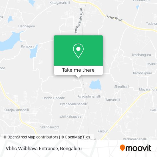 Vbhc Vaibhava Entrance map