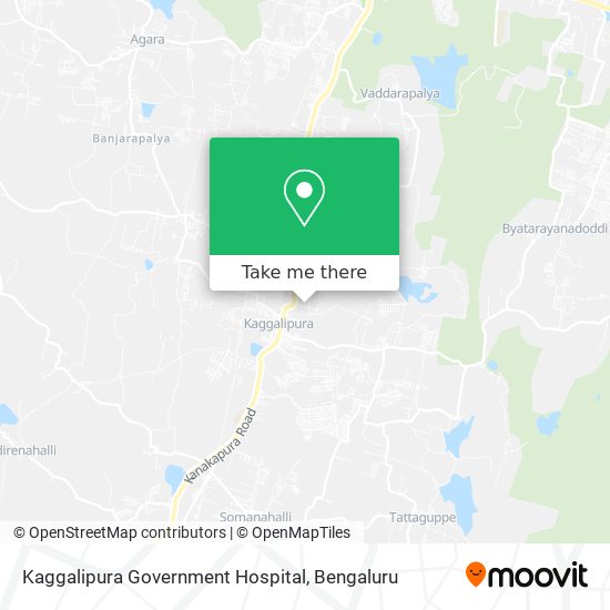 Kaggalipura Government Hospital map