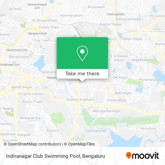 Indiranagar Club Swimming Pool map