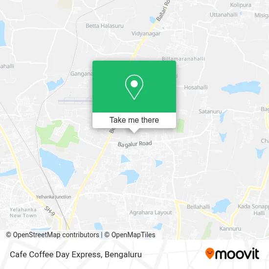 Cafe Coffee Day Express map
