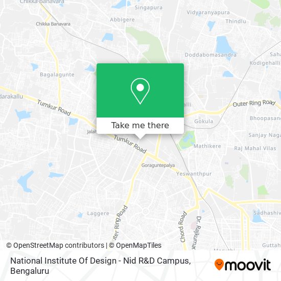 National Institute Of Design - Nid R&D Campus map