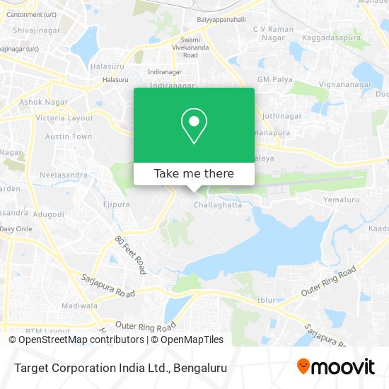 Target Corporation India Ltd. map