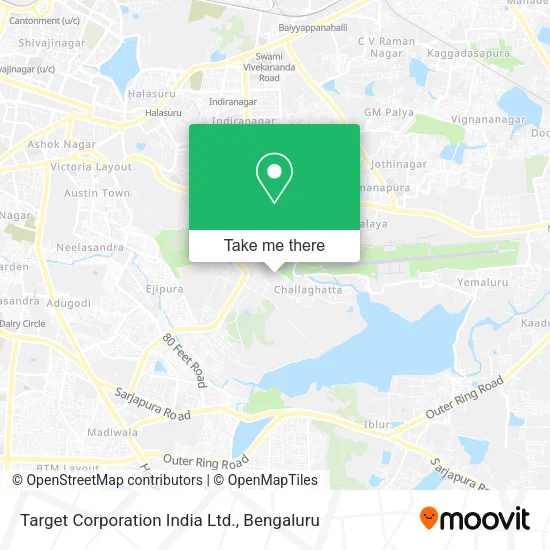 Target Corporation India Ltd. map