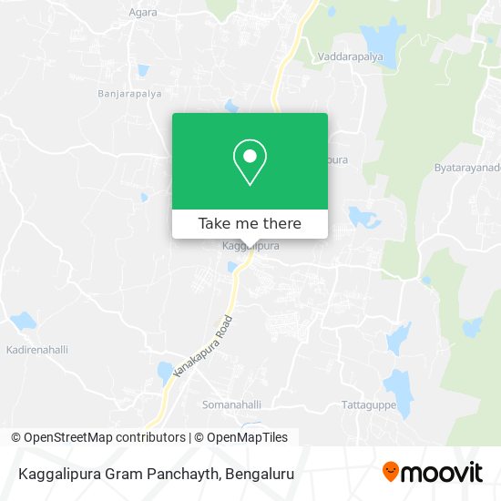 Kaggalipura Gram Panchayth map