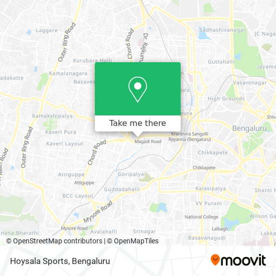 Hoysala Sports map