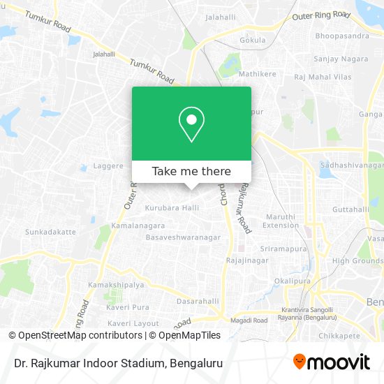 Dr. Rajkumar Indoor Stadium map