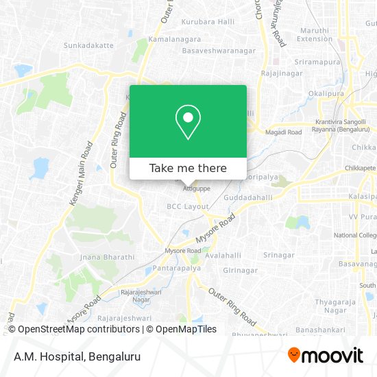 A.M. Hospital map