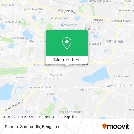 Shriram Samruddhi map