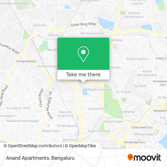 Anand Apartments map