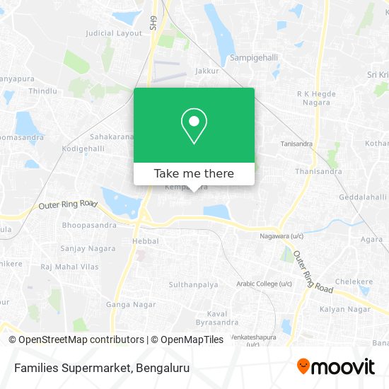 Families Supermarket map