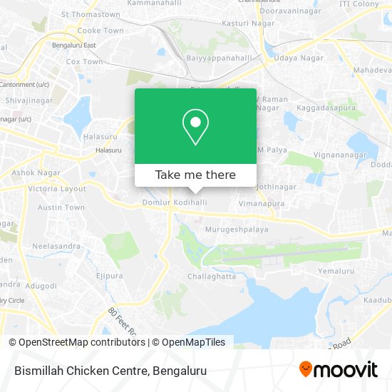 Bismillah Chicken Centre map