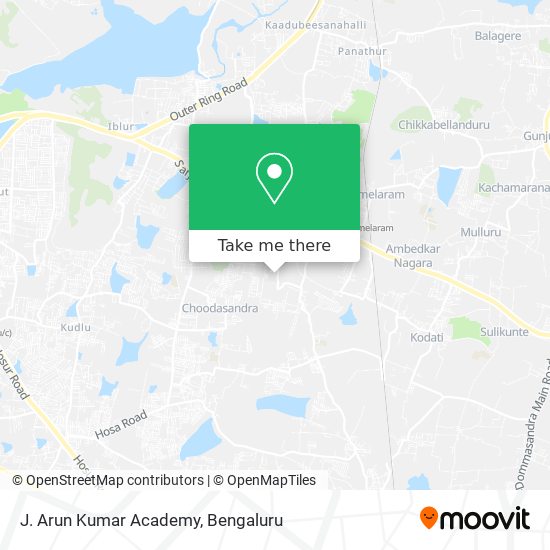 J. Arun Kumar Academy map