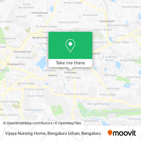 Vijaya Nursing Home, Bengaluru Urban map