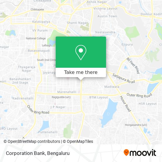 Corporation Bank map