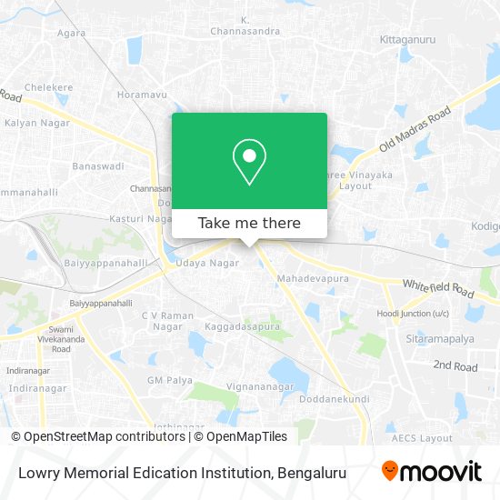 Lowry Memorial Edication Institution map