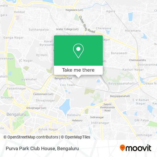 Purva Park Club House map