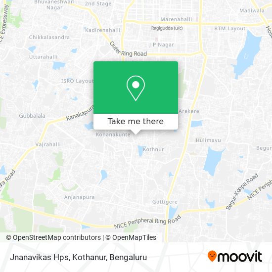Jnanavikas Hps, Kothanur map