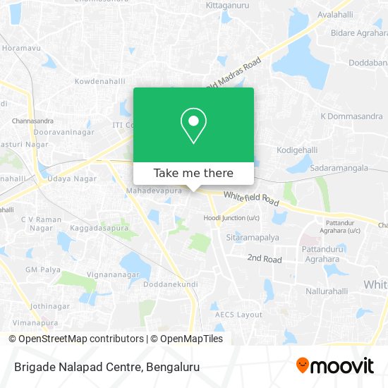 Brigade Nalapad Centre map