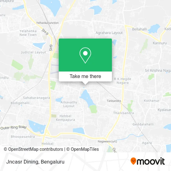 Jncasr Dining map