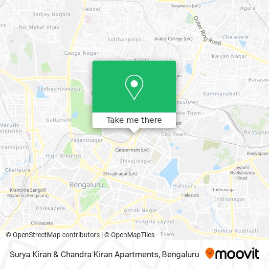 Surya Kiran & Chandra Kiran Apartments map