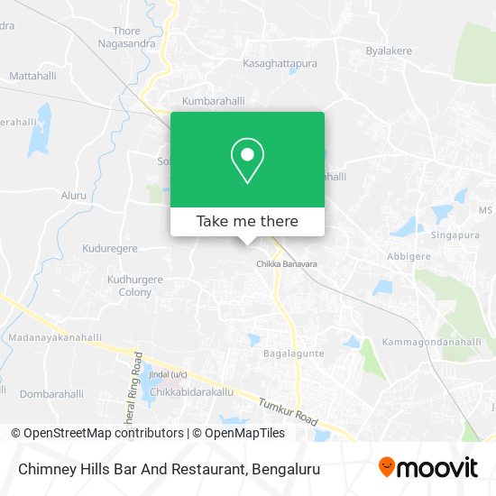 Chimney Hills Bar And Restaurant map