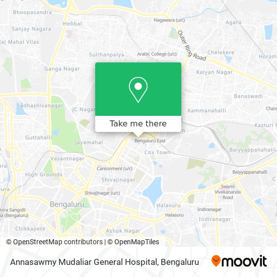 Annasawmy Mudaliar General Hospital map