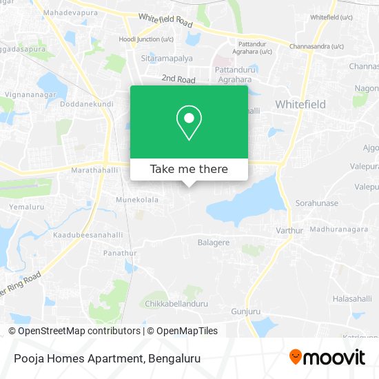 Pooja Homes Apartment map