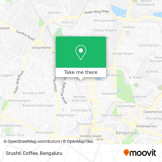Srushti Coffee map