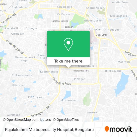 Rajalakshmi Multispeciality Hospital map