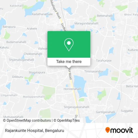 Rajankunte Hospital map