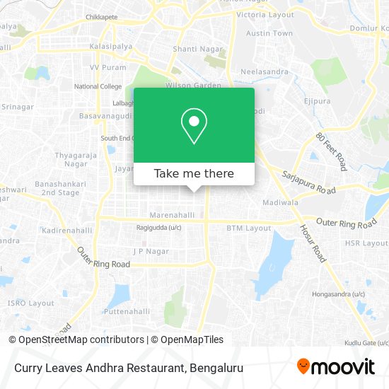 Curry Leaves Andhra Restaurant map