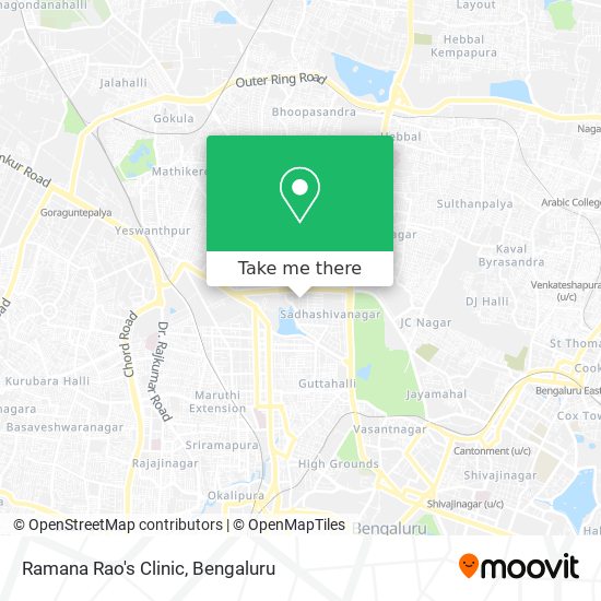 Ramana Rao's Clinic map