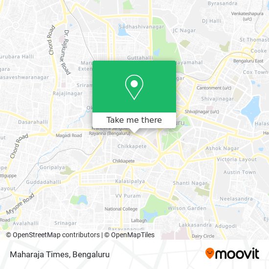 Maharaja Times map